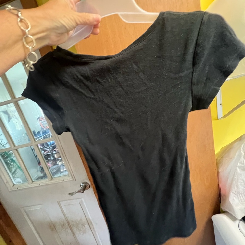 Dark Gray Hooded Long-Sleeve Top with Sparkles & t-shirt Harley Davidson medium - Picture 8 of 8